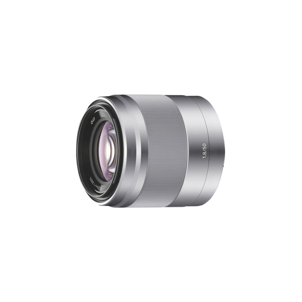 Объектив Sony 50mm f/1.8 OSS (SEL-50F18) серебристый