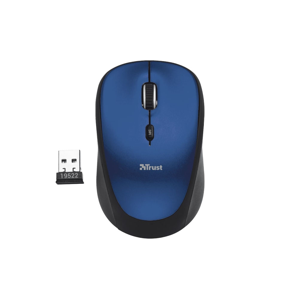 Мышь Trust YVI WL BLUE
