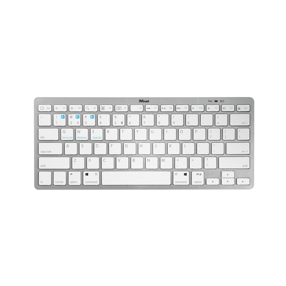 Клавиатура мембрана Trust Nado BT White