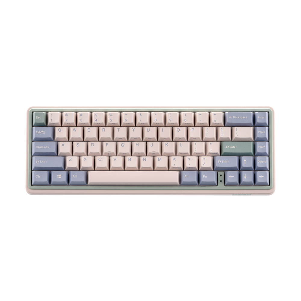 Клавиатура Varmilo Minilo VXT67 Eucalyptus 67Key, Gateron G Pro 2.0 Silver, BT/WL/USB-A, Hot-Swap, EN, RGB, Pink